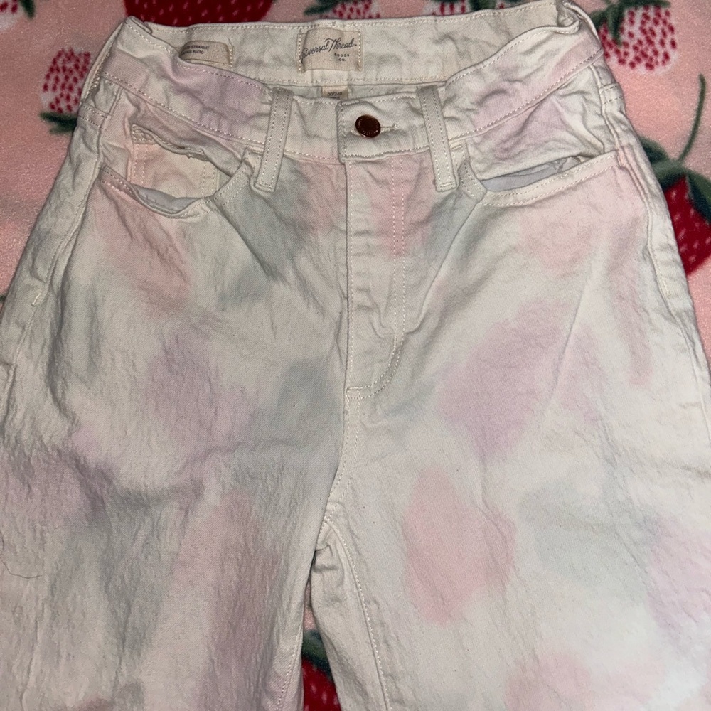 Universal Thread Pink tyedyed Jeans/ 00